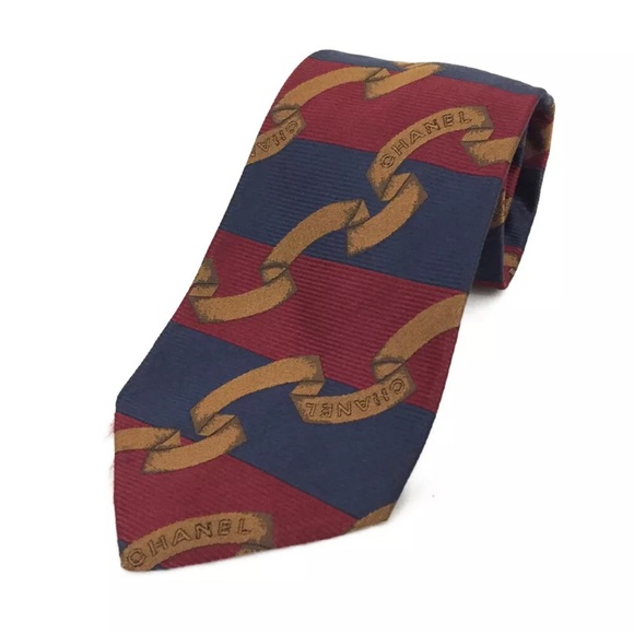 CHANEL multiple Silk Tie - Picture 1 of 7